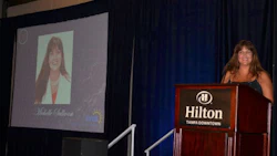 Michelle Sullivan of FinishMaster and 2016 Most Influential Women honouree. Sullivan accepted the award at the recent WIN Education Conference in Tampa, Florida.