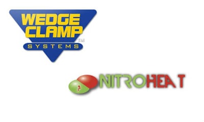 Wedge Clamp and NitroHeat logos
