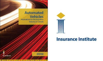 The report from the Insurance Institute of Canada examines some of the issues surrounding insurance for autonomous and semi-automated vehicles.
