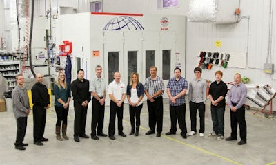 The team at St. Claude Autobody. The facility has recently achieved I-CAR Gold Class.
