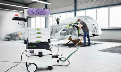 The 3M Total Automotive Sanding System is the first collaboration between 3M and Festool.