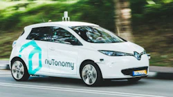 The first self-driving taxis started public trials in Singapore last week. The vehicles are produced by US start-up NuTonomy.
