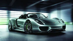 Hybrids are more common than ever these days, although this 2017 Porsche 918 Spyder Plug-In Hybrid is anything but common. In all cases, exceptional care must be taken when working on hybrids and electric vehicles.