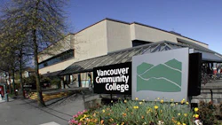 Two students enrolled in Vancouver Community College's collision repairer program were recipients of the annual White and Peters scholarship. The pair will split the $5,000 grant.