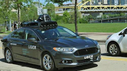 Uber's self-driving cars need a lot of radar, sensors and camers to get around. Check out the video at the bttom for details on the whole package.