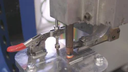 Alcoa's RSR technology uses a combination of spot welding and self-piercing rivets to join different materials.