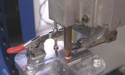 Alcoa's RSR technology uses a combination of spot welding and self-piercing rivets to join different materials.
