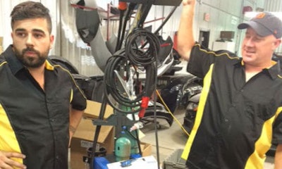 Demonstrating the capabilities of Pro Spot's aluminum welding station. Check out the gallery below for more photos!