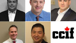 CCIF Vancouver will feature a panel discussion featuring both insurers and repairers. Panelists include (clockwise, from top left), Tony Sutera-Sardo of RSA, Christopher Hancock of ICBC, Steve Leal of Fix Auto, Rick Hatswell of Craftsman Collision and Derek Chao of AutoMind Collision.