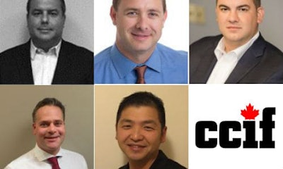 CCIF Vancouver will feature a panel discussion featuring both insurers and repairers. Panelists include (clockwise, from top left), Tony Sutera-Sardo of RSA, Christopher Hancock of ICBC, Steve Leal of Fix Auto, Rick Hatswell of Craftsman Collision and Derek Chao of AutoMind Collision.