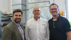 Derek Bennie of CSN Collision Centres, John Hutten and Jay Hayward of CSN. Check out the gallery below for more photos!