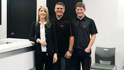 Some of the team from Fix Auto Deerfoot. The facility has recently joined the Fix Auto network, expanding its presence in the Calgary market.