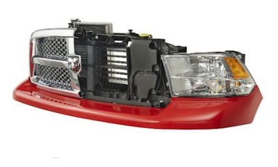 An example of Magna's Actero Active Aerodynamic Systems. Actuators increase or decrease aerodynamic drag to suit conditions.