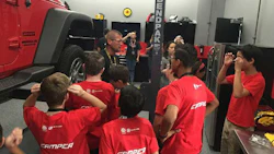 The SEMA Custom Car Camp gave kids a chance to customize and race RC vehicles. There was also an opportunity to experience full-size customs.