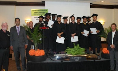 The graduating class of 2016, with representatives of some of the program's sponsors. Check out the gallery below for more photos!