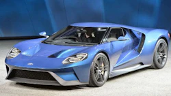 Ford is using its new low-volume GT supercar as a 'test bed' for work with composites such as carbon fibre.