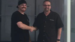 KC Mathieu of KC's Paint Shop and Tim Morgan of Spanesi. Mathieu, probably best known for his appearances on the TV Show Fast N' Loud, will make several appearances at Spanesi's booth at the SEMA Show.
