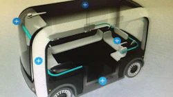Calgary is considering a plan that could see driverless shuttles operate between the Zoo LRT and Telus Spark.