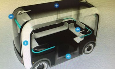 Calgary is considering a plan that could see driverless shuttles operate between the Zoo LRT and Telus Spark.