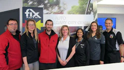 The team at Fix Auto Calgary City Centre.