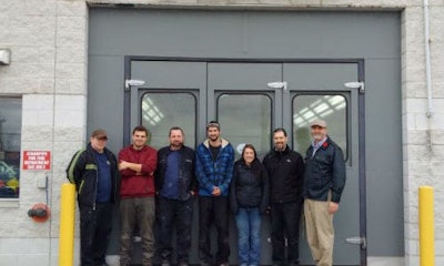 Some of the team from Fix Auto North Bay. The facility is the first collision repair shop in Canada to be recognized under the new Canadian Collision Industry Accreditation Program (CCIAP).