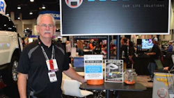 Tom Elder was one of four winners of Ford-model Celette fixture sets at the 2016 SEMA Show.