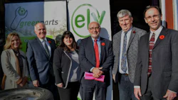 On hand for the announcement of the new end-of-life vehicle sector council: Dave Adams of Global Automakers of Canada; Aleksandra Pogoda of the Canadian Steel Producers Association; Mark Nantais of the Canadian Vehicle Manufacturers Association; Teresa Di Felice of the Canadian Automobile Association; Glen Murray, Ontario's Minister of Environment and Climate Change and Steve Fletcher of Automotive Recyclers of Canada. Make sure to check out the gallery below for more photos!