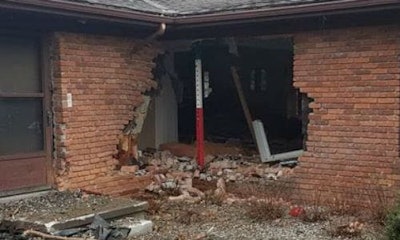 A teenager in Sarnia stole his parents' car and went for a joyride. It ended when … well, you can probably figure that part out from the photo.