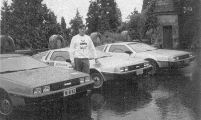 Stephen Wynne, CEO of the new DeLorean Motor Company, shown here in photo from 1984, has been a fan of the car since the beginning.