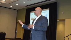 Tanvir Arfi delivering a presentation at the 2016 ARA Convention.