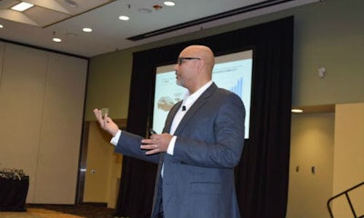 Tanvir Arfi delivering a presentation at the 2016 ARA Convention.