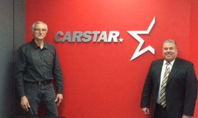 Rick Hunton (left), Manager of CARSTAR Pembroke and General Manager Pat Watts.