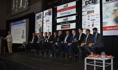 CCIF's panel discussion on scanning and calibration included representatives from OEMs, insurance, software and a lone repairer.