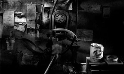Frederick Popowich's 'Wall' is part of the photographer's exhibition highlighting collision shops. Photograph by Frederick Popowich.