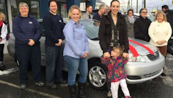 Megan Voth and her daughter have received a refurbished vehicle, thanks to the efforts of Fix Auto Chilliwack and other local businesses.