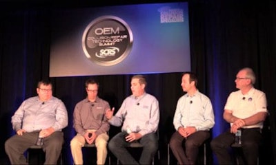 The panel at the 2016 SEMA Show.