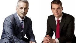 Tony Aquila, CEO of Solera (left) and Rod Williams, CEO of Autodata. Solera has recently announced a definitive agreement to acquire Autodata.