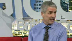 Chris Fairbridge, Manager of the Special Investigation Unit (SIU) for ICBC, recently appeared on Global BC to discuss the new awareness campaign. Photo by GlobalTV.