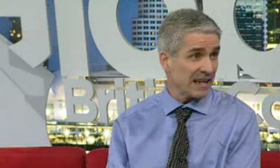 Chris Fairbridge, Manager of the Special Investigation Unit (SIU) for ICBC, recently appeared on Global BC to discuss the new awareness campaign. Photo by GlobalTV.