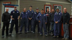 The team at Fix Auto Courtenay. The facility is the second facility in Canada to achieve full CCIAP accreditation.