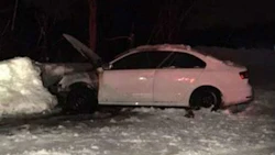 There's a right way to get your car out of a snowbank. Above we have the aftermath of one of the wrong ways.