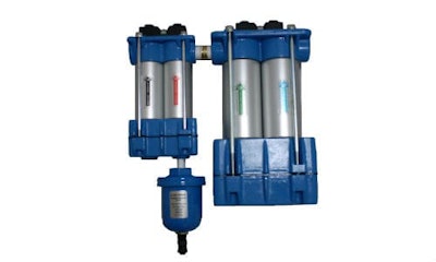 The .01 Micron SuperStar Filter includes a differential pressure gauge and comes with mounting brackets.