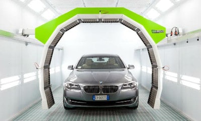 Bodyshop Revolution makes the Greentech gas catalytic drying system, shown here.