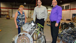 A few team members from Cardinal Couriers: Martha McGregor, Account Manager; Adrian Pavone, President, and Joe Ariganello, Director of Sales and Marketing. The company will soon move into a new building that will increase efficiency and capacity.