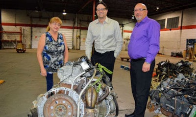 A few team members from Cardinal Couriers: Martha McGregor, Account Manager; Adrian Pavone, President, and Joe Ariganello, Director of Sales and Marketing. The company will soon move into a new building that will increase efficiency and capacity.