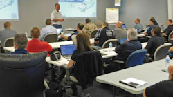 A course being conducted at Carquest Technical Institute. Advance Auto Parts training is offered through the Advance Professional, WORLDPAC, Carquest Auto Parts and Autopart International brands.