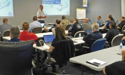 A course being conducted at Carquest Technical Institute. Advance Auto Parts training is offered through the Advance Professional, WORLDPAC, Carquest Auto Parts and Autopart International brands.
