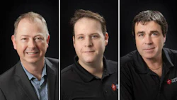 Canadian Hail Repair has announced several new appointments. From left: Greg Smith will serve as Director of Operations; Jared Niedzielski takes on the role of Southern Alberta Appraisal Manager and Doug Riches will fill the position of Manager at the company’s operation in Red Deer, Alberta.