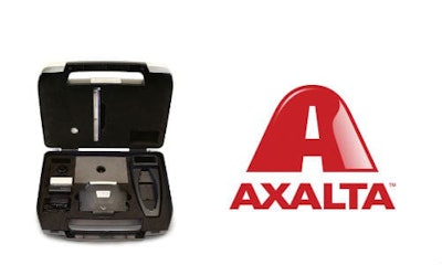 Axalta's Acquire Quantum EFX, the company's new spectrophotometer. The unit integrates with Axalta's Acquire Color System.
