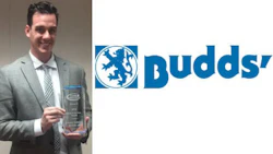 J.R. Martino of Budds’ Collision holds the Coyote Group Shop of the Year Award. The winner is selected based on a variety of measures including employee retention rates, community values, business mix and the volume of the shop (as measured per sq. ft.).